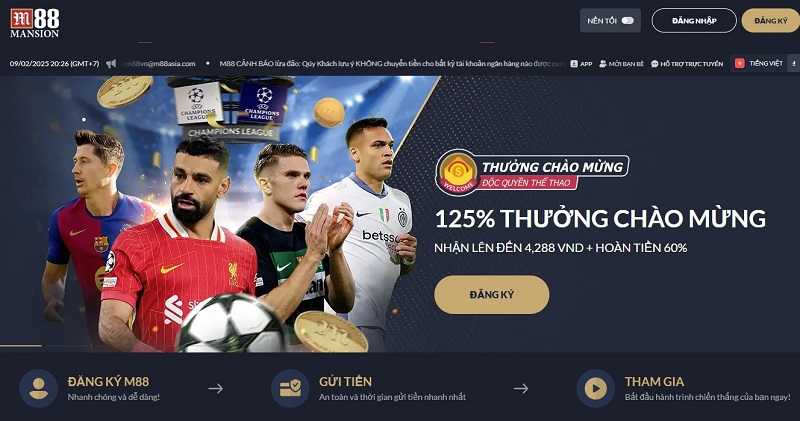 Tạo tài khoản cá cược bóng đá