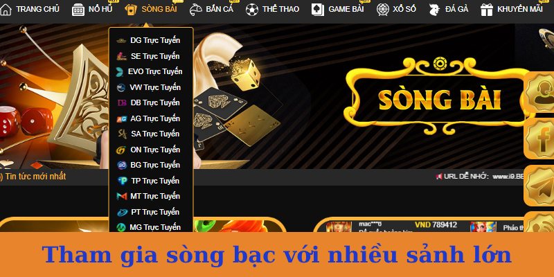 Cược casino hấp dẫn cùng sân chơi cá cược trực tuyến xanh chín