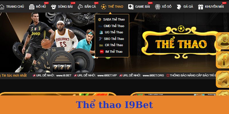 Cược thể thao tại với nhiều bảng kèo từ nhiều nhà cung cấp uy tín